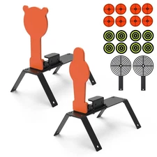 3/8'' AR500 Auto Reset Target, Steel Target for Shooting Range, Suitable for ...