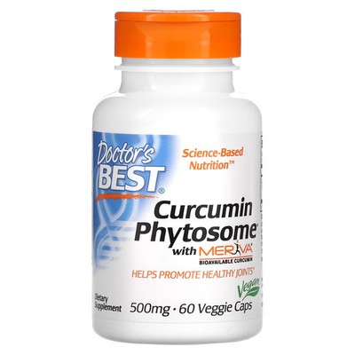 2 X Doctor's Best, Curcumin Phytosome�, 60 Veggie Caps (500 mg per Capsule)