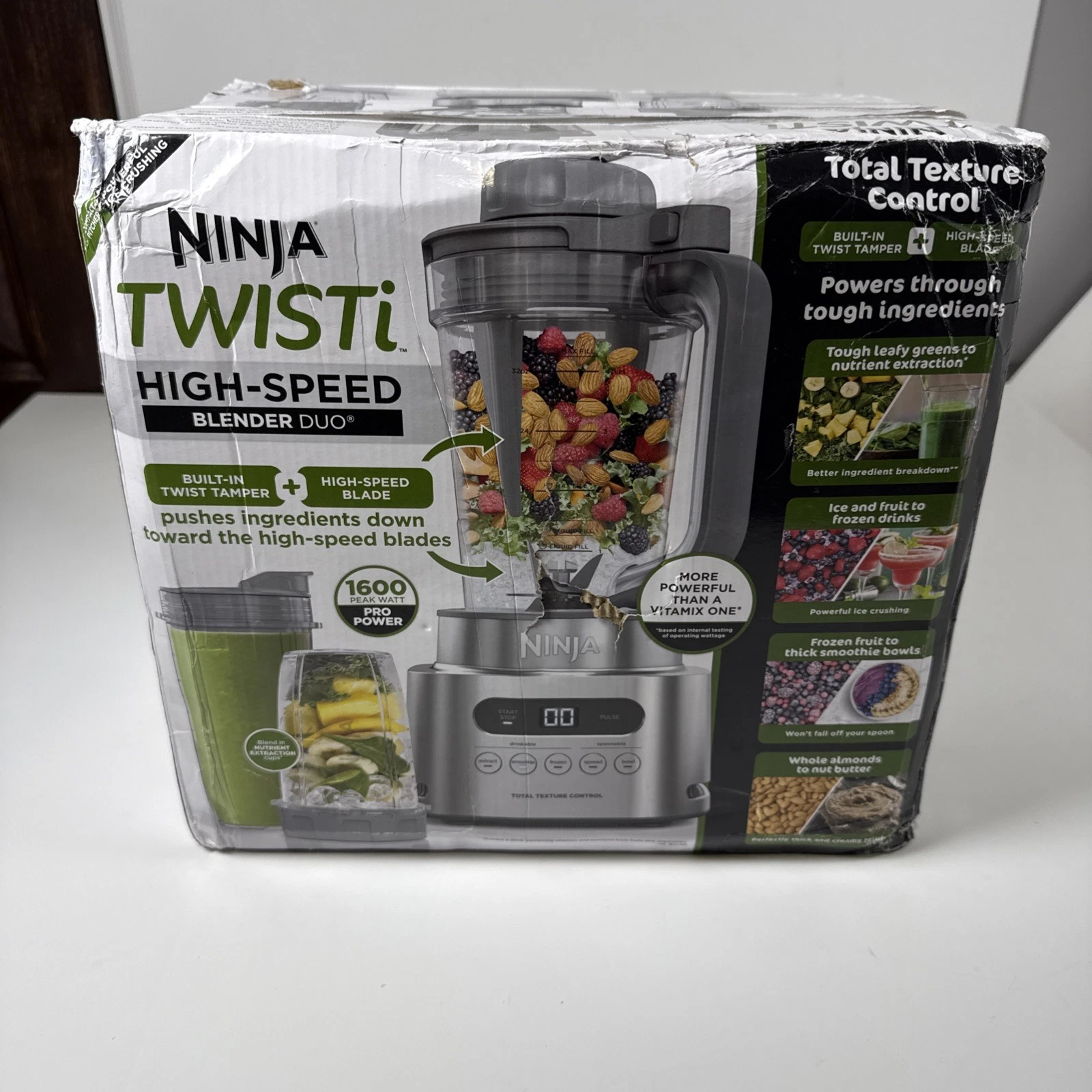 Ninja TWISTi Blender DUO Smoothie Maker - Gray (SS151)
Opens in a new window or tab