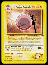 Lt. Surge's Electrode - 52/132 NM Uncommon Gym Challenge Pokemon Unlimited on eBay