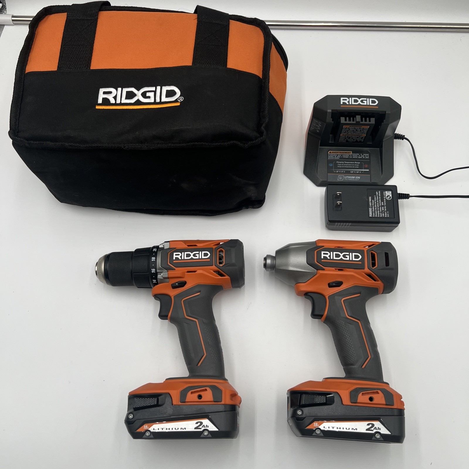 & Impact Driver Combo Kit W/ (2) 2.0ah Batteries