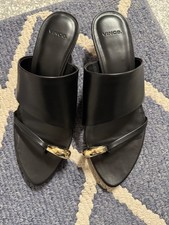 Vince Suzie Slide Sandals, women size 8.5 us, black