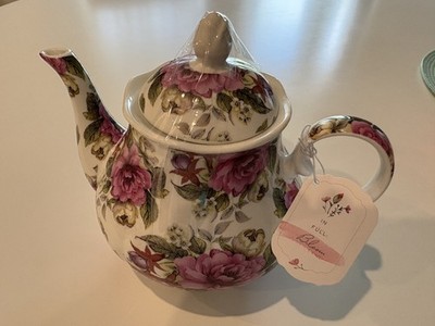 KENT POTTERY TEA POT (NEW): ''IN FULL BLOOM''