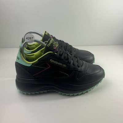 Reebok Classic Leather SP Extra Womens Size 6.5 Black Sneakers
