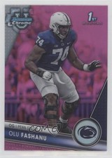 2023 Bowman U Chrome Pink Refractor Olumuyiwa Fashanu Olu Fashanu #122 12v1