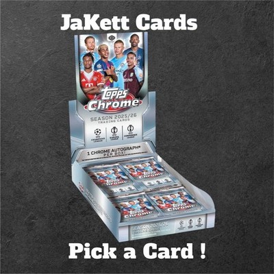 2025-26 Topps Chrome UCC - REFRACTOR & INSERT - Pick Your Card