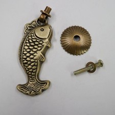 Solid brass Retro cabinet pull knob new chinese style drawer handle 1 pair