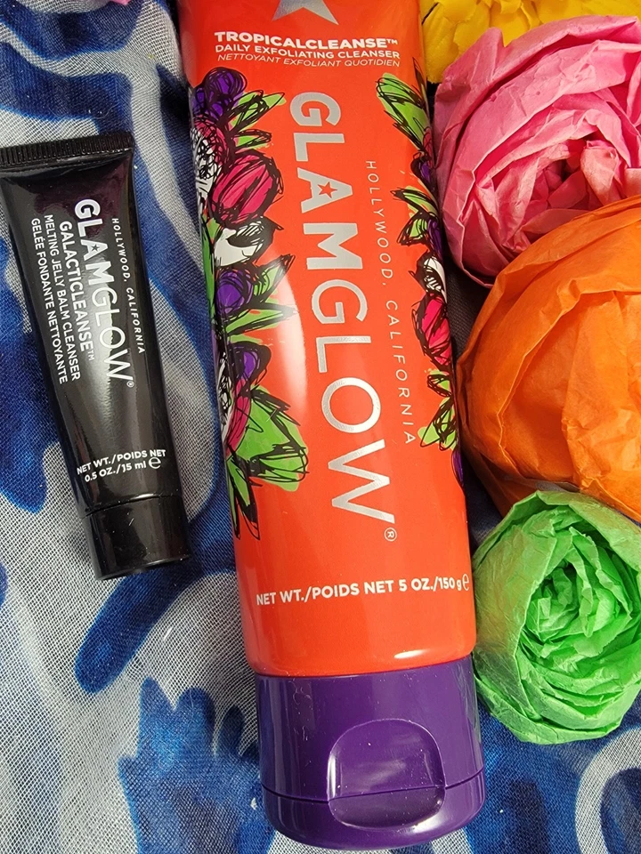 Glamglow Tropical cleanse Daily Exfoliating Cleanser Full Size Plus Bonus NEW - Image 2 of 3