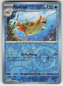 Floatzel 047/198 Reverse Holo Uncommon Scarlet & Violet Base Set