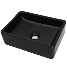 Image of Wash Basin 41x30x12cm Ceramic Bathroom Sink Bowl Unit Multi Colours vidaXL