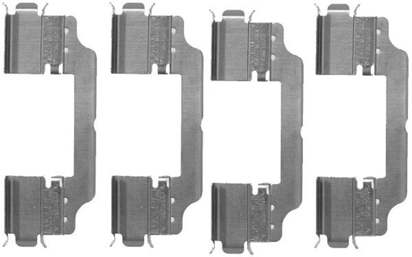 ZubehöRsatz Scheibenbremsbelag Hella Pagid 8DZ 355 203-301 FüR Mercedes Fiat SLK-image