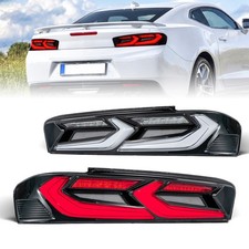 Led Tail Light Lr Pair C8 Style For 2016-2018 Chevrolet Chevy Camaro Clear Lens Led Tail Light Lr Pair C8 Style For 2016-2018 Chevrolet Chevy Camaro Clear Lens