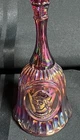 Vintage Fenton Christopher Columbus Ruby Red Carnival Glass Bell 1492-1992