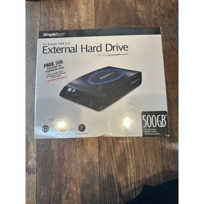 SimpleTech SimpleDrive  External Hard Drive 500GB USB 2.0 7200RPM HDD