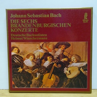 RL 30457 BACH The Brandenburg Concertos DEUTSCHE BACH ULSTEIN STEREO 2LP BOX EX