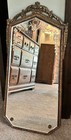 Rococo-Style Gilt Wood Wall Mirror With Floral Etched Glass — photo 1