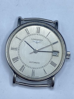 Vintage Longines Automatic Stainless Steel Watch 990-6037 33mm COA