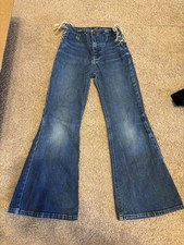 Vintage Mudd Flare Bootcut Jeans Size 7 Kids Girls Blue Denim