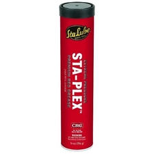 1 Tube of CRC SL3190 STA-LUBE Sta-Plex Extreme Pressure Premium Red Grease 14oz