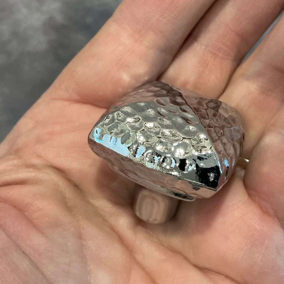 Hickory Hardware ::Mountain Lodge:: Chrome Cabinet Knob Pull P3062-CH Square - Image 4 of 4