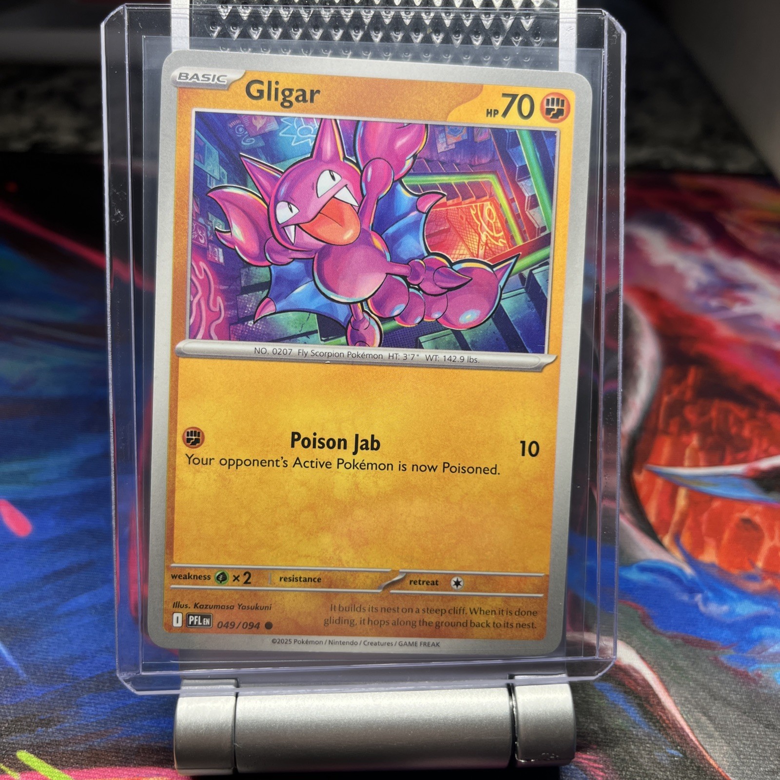 Gligar 049/094 Me02: Phantasmal Flames Reverse Holo
