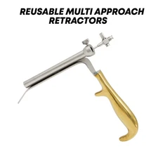 Multi Approach Retractor with Endoscopic Channel & Stopcock Plastic Surgery Tool