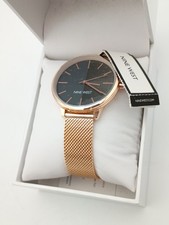 Nine West Women’s Rose Gold Watch on Pillow - Brand New For Her Gift NW/1980GYRG