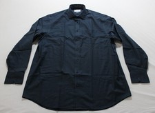 Charles Tyrwhitt Men's Classic Fit Non-Iron L/S Solid Shirt NC3 Navy Size 17/36"