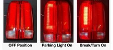 Ford F150 F250 Truck Bronco 1987-1996 Tail Lights Built-in Led New