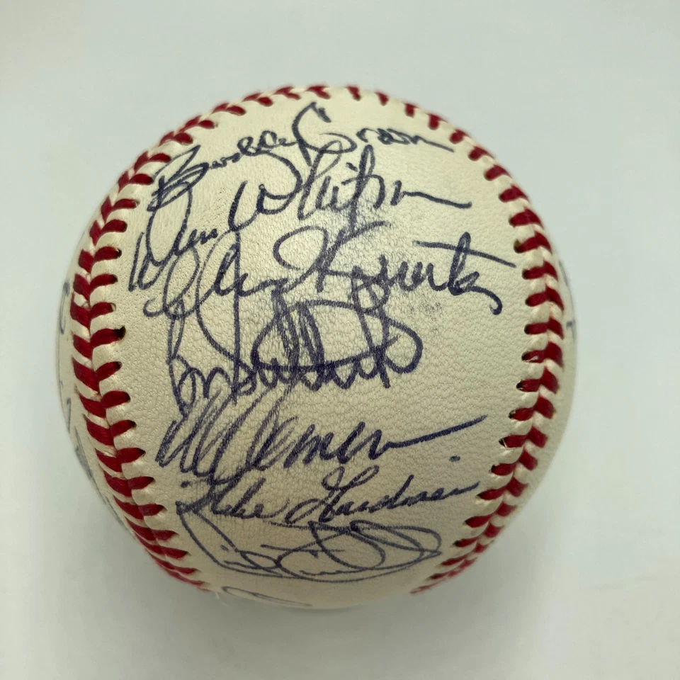1990 Detroit Tigers Team Signed Baseball Sparky Anderson - Image 2 of 4