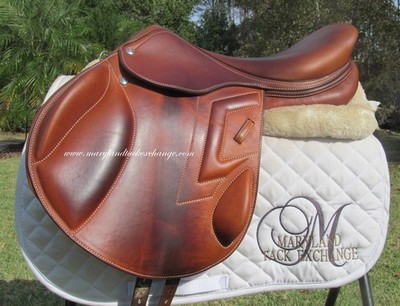 17.5'' PRESTIGE RENAISSANCE monoflap cross country/ jumping saddle-2025 MODEL!