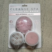 Finishing Touch Flawless SPINNING SPA BRUSH Replacement Heads 3 - Pack