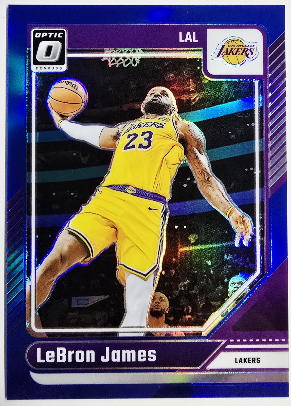 2024-25 Panini Donruss Optic LeBron James #148 Blue Prizm Lakers /49 🔵✨️