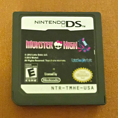 Little Orbit Monster High Ghoul Spirit Nintendo DS 2012 E-Everyone NTSC-U/C