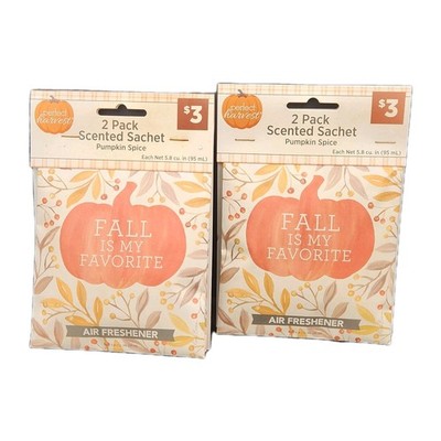 Fall Is My Favorite Pumpkin Spice Sachets 2 Pks 2 Willowbrook New Air Freshener