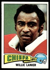 1975 Topps Willie Lanier Kansas City Chiefs #325