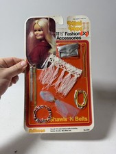 Vtg 1982 Barbie Shillman Outfit Card New Shawls And Belts