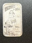 MK BARZ Paul Abram's Art Highway To Hell Antiqued 1 Oz .999 Silver Bar