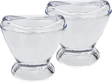 2 Pcs Glass Eye Wash Cup Clear Eye Flush Cup Portable Eye Washing Kit for Eye Ri