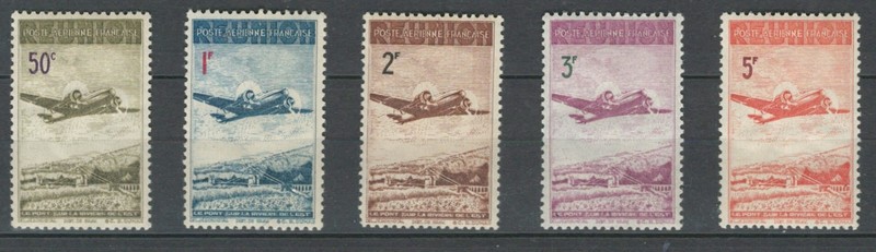 REUNION FRENCH COLONIES AVIATION AIR MAIL MNH SET LOT (REUN 674)