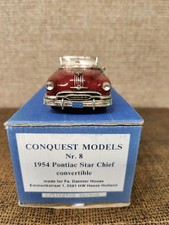 Conquest Models 143 Nr 17 1954 Pontiac Star Chief Convertible