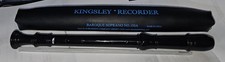 Kingsley No. 150A Baroque Soprano Recorder Flute with cleaning rod zipper case