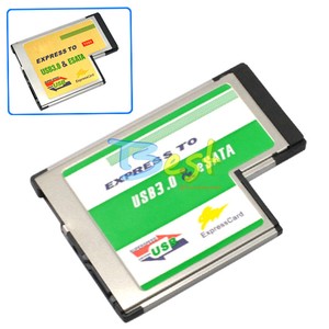 Hidden-USB-3-0-eSATA-2-0-Combo-to-Express-Card-ExpressCard-54-54mm-Adapter