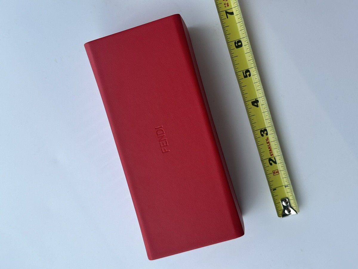 Fendi Women’s Sunglasses with Red Leather Case New Fendi Glasses Case & Cloth – Red Leather | Mercari main image 2