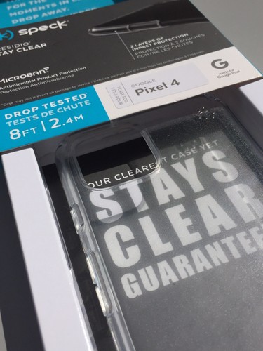 Speck Presidio STAY CLEAR Hard Shell Case for Google Pixel 4 - Clear - Picture 4 of 5