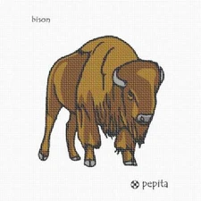 Bison Needlepoint Kit or Canvas