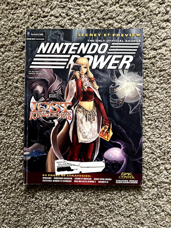 Nintendo Power Magazine Vol 157 June 2002 Lost Kingdom Minority Report Poster