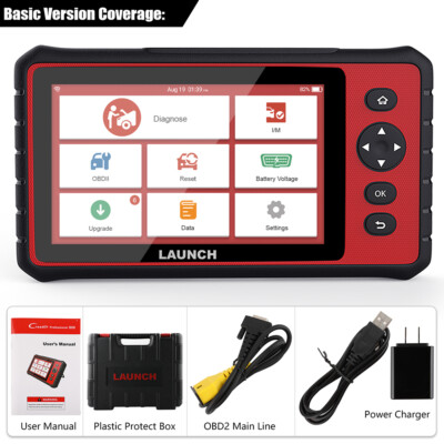 LAUNCH CRP909 Automotive OBD2 Scanner Car All Systems Diagnostic Tool DPF ABS