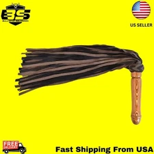 Leather Spanking Floggers 50 Thick Tails Leather Heavy Duty Whip