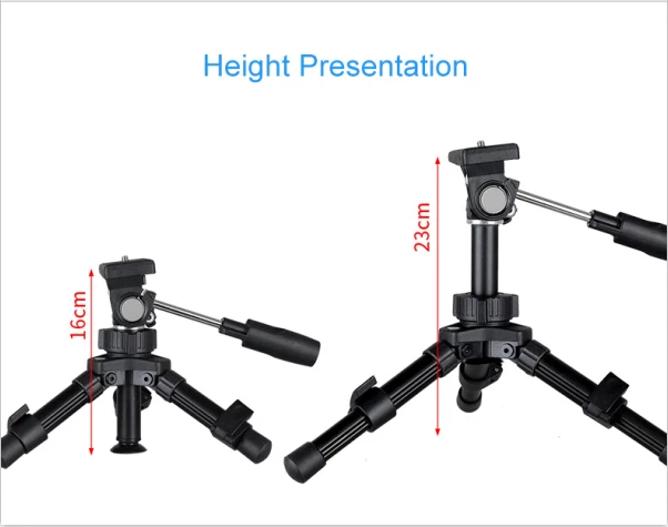 Portable Lightweight Tabletop Camera Tripod Desktop Mini Tripod For DSLR Camera - Image 2 of 4